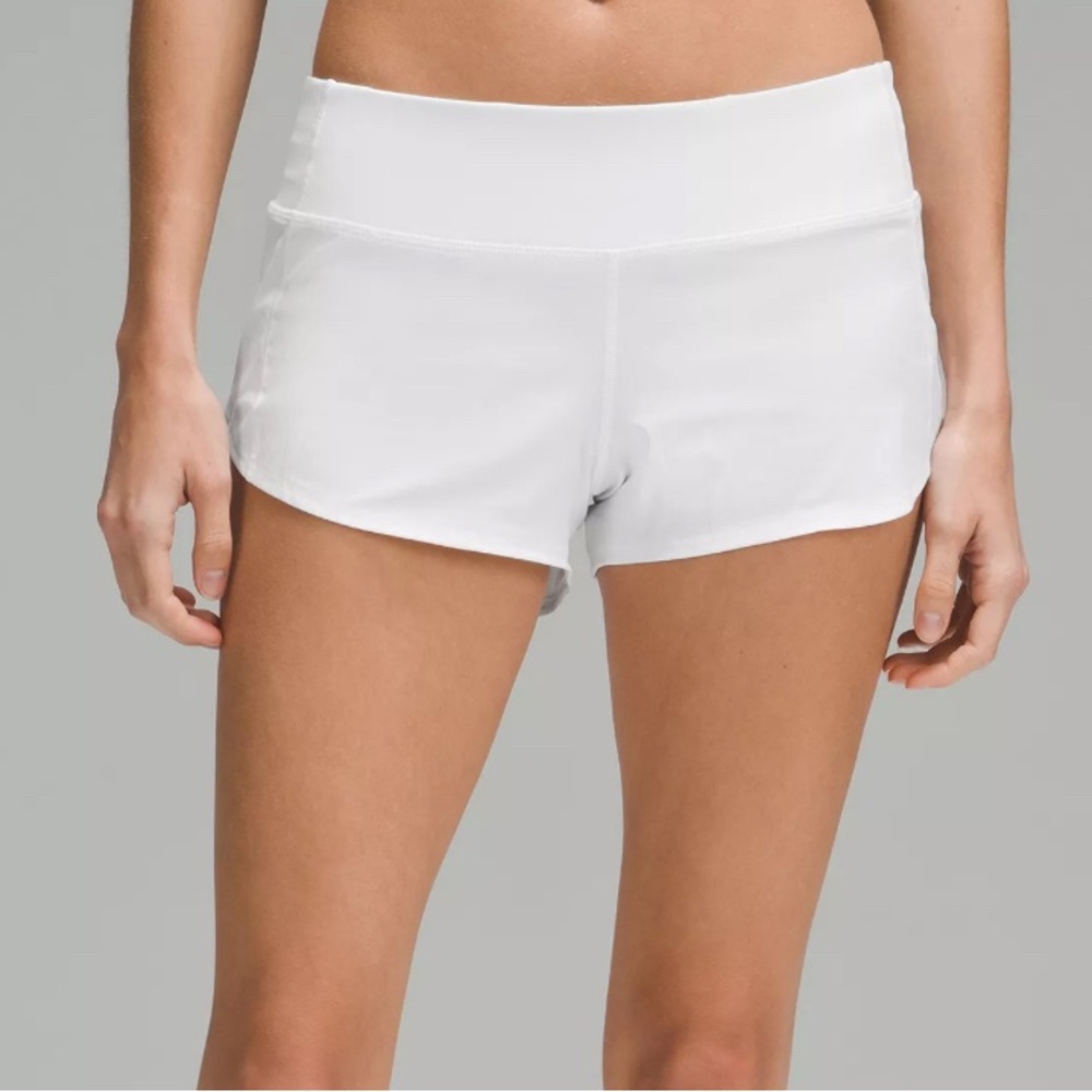 White Women's Athletic Shorts